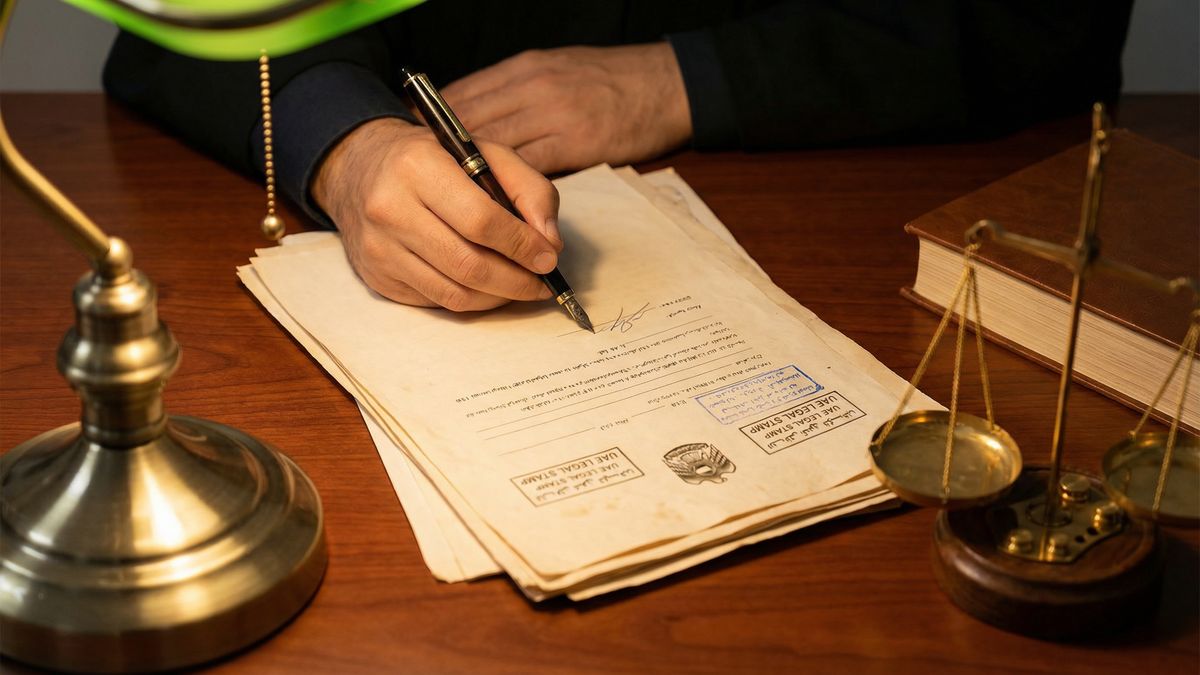 توقيع عقود قانونية في الإمارات